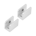 thumbnail image 1 of 2Pcs Space Aluminum Glass Clamp Holder Window Fixing Clip Bracket for Thickness 8mm-10mm(M), 1 of 8