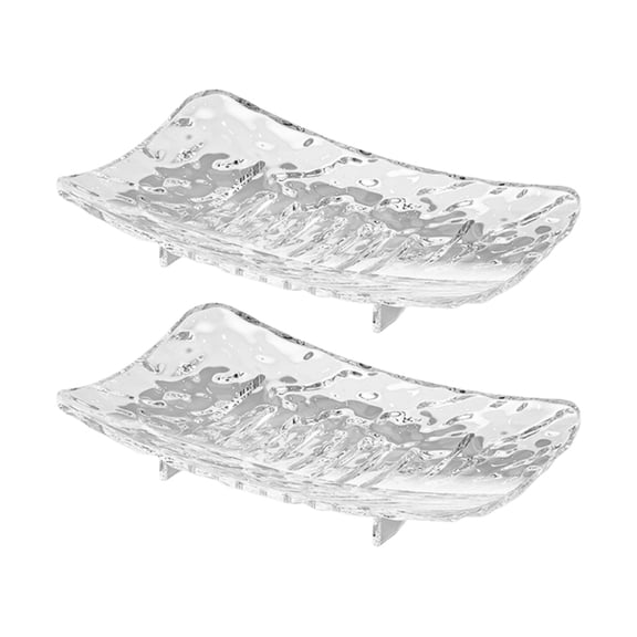 2Pcs Space Saving Bathroom Soap Tray Soaps Drain Rack Keep SoapBar Dry Prevent Slippage And Melting Mess Home Essential