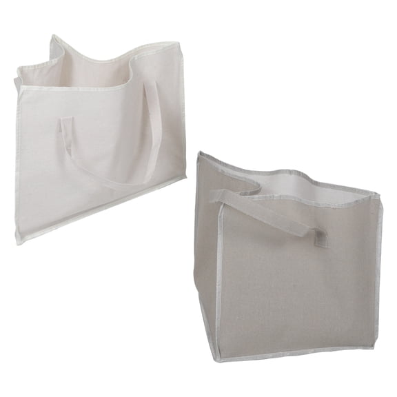 2Pcs Space Saving Triangle Clothes Hanger Organizer Bag with Durable Design for Closet Use