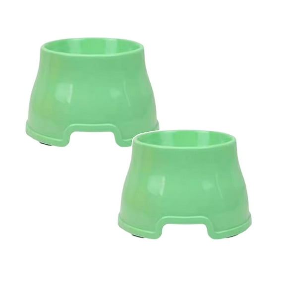 2Pcs Spaniel Bowls for Dogs Long Ears Long Eared Dog Bowl, No-Spill Food & Water Bowls for Cocker Spaniels, Beagles, & Long-Eared Breeds, Non- Design, Easy to Clean