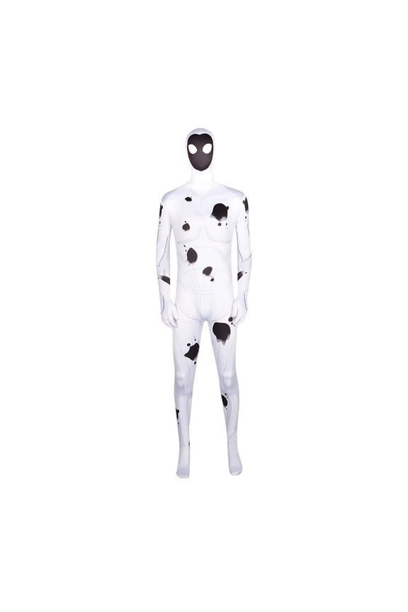 2Pcs Spider Superhero Costume, Spider Superhero Halloween Masquerade, Adult Full Body Zentai Costume Hero Cosplay Jumpsuit Halloween Masquerade Outfit-Jumpsuit+Mask, XXL