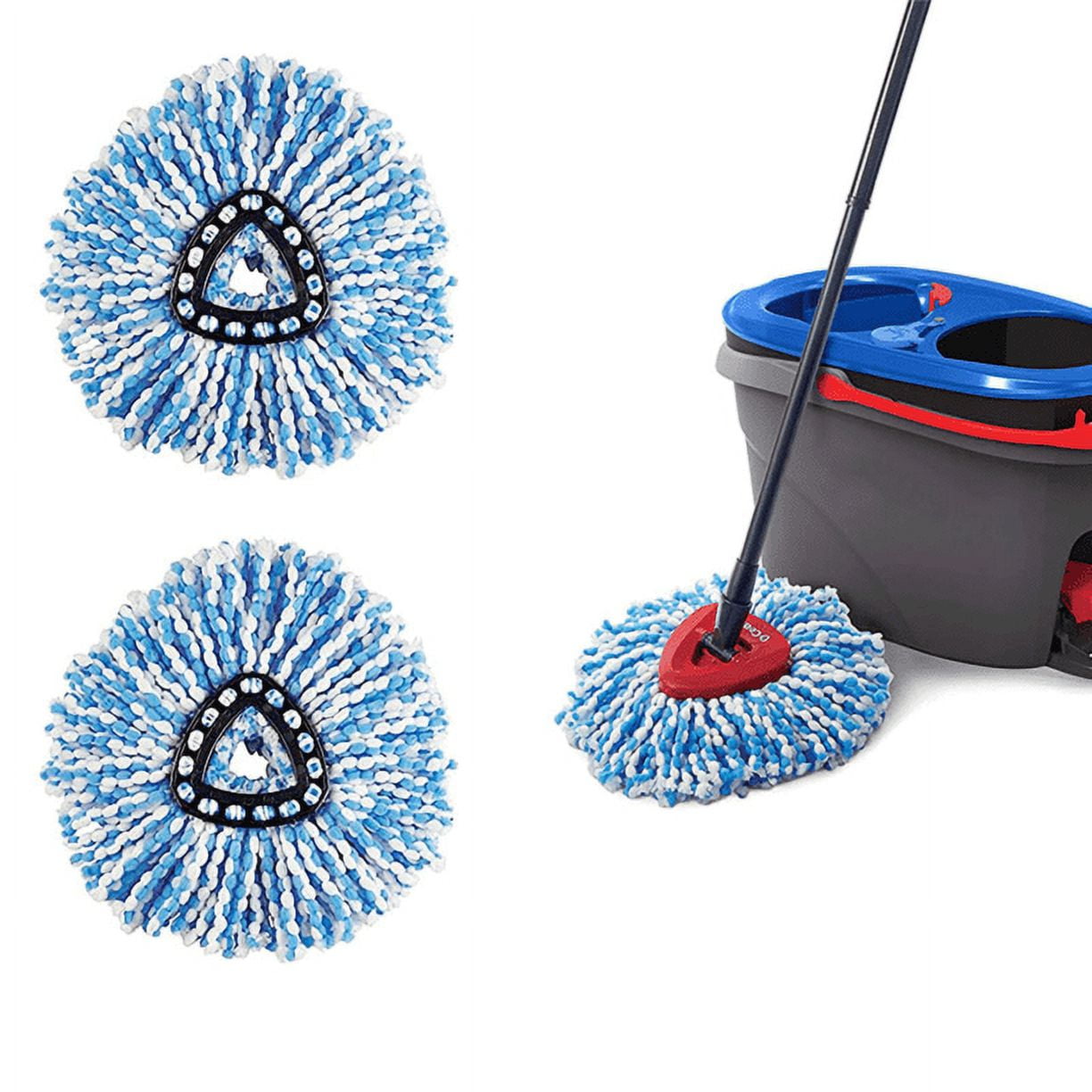 Microfiber Spin Mop Clean Refill Head Replacement for Vileda O-Cedar  Easywring 360 Electric Rotary Mop Accessories Mop Pads - China Vileda Mop  Pads and Vileda Mop Accessories price