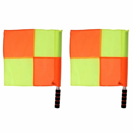 2Pcs Sporting Goods Hockey Waterproof Rugby Football Training Flags Signal Flag Referee Supplies Referee Flags