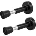 thumbnail image 1 of 2Pcs Spring Door Stoppers Stainless Steel Wall Door Stops Set with Screws Reusable Black Telescopic Door Stoppers Protect Door and Wall for Tile Glass Marble Surface, 1 of 11