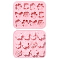 thumbnail image 1 of 2Pcs Spring Silicone Molds Flower and Butterfly Candy Silicone Molds for Chocolate Pudding Dessert Cake Crafting Projects, 1 of 7