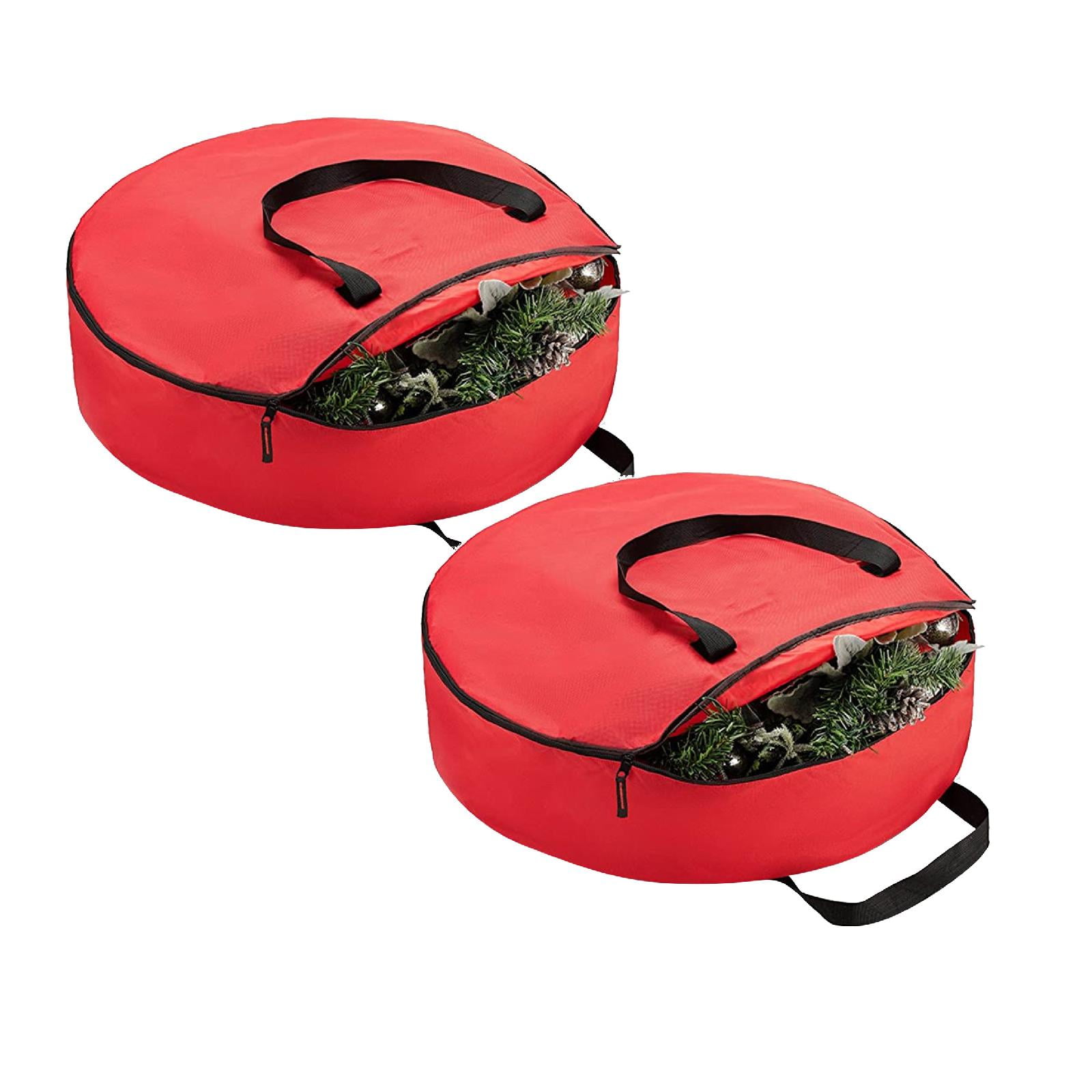 2PCS Square Storage Cubes Storage Bag Organizer For Christmas Tree