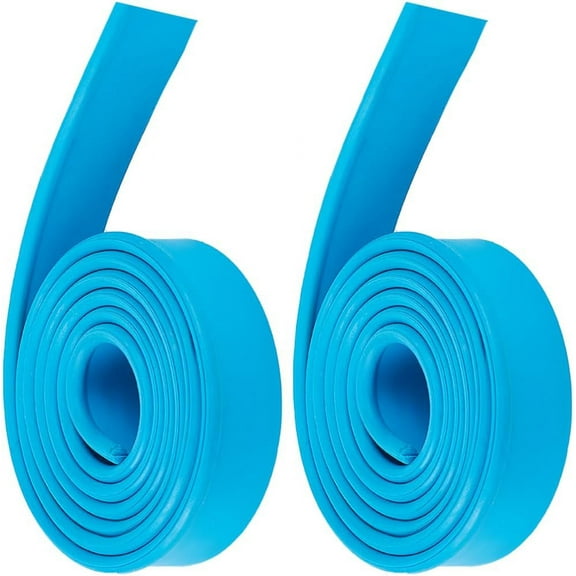 2Pcs Squeegee Rubber Replacement 41 Inch Blue Silicone Rubber Blade Replacement Rubber Squeegee Scrubber Refill Head for Windows Shower Doors Glass Cleaning