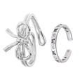 thumbnail image 1 of 2Pcs Stackable Joint Women Open Rings Set Stackable Finger Joint Rings Thumb Rings, 1 of 16