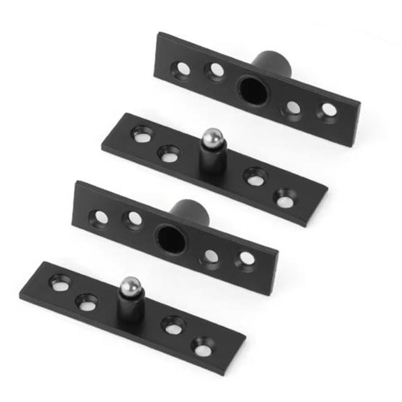 2Pcs Stainless Steel 360 Degree Hinge Upper Lower Hinge For Wooden Door Hinge