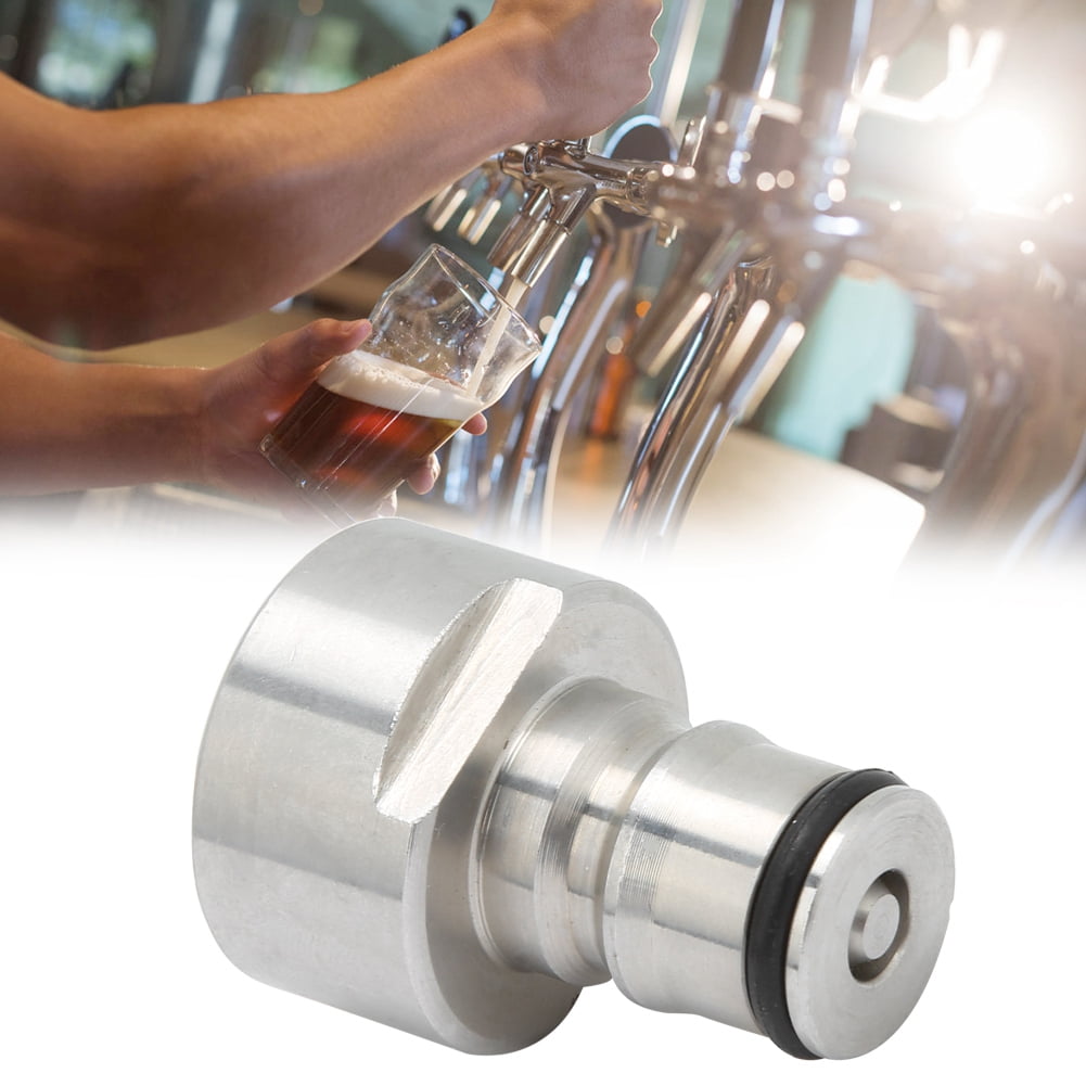 2Pcs Stainless Steel Ball Lock Keg Coupler Adapter Ball Lock Quick