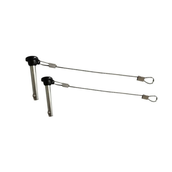 2Pcs Stainless Steel Bimini Top Pull Pins Steel Ball Pins Safety Pins Snap Pins Pull Rings Boat Parts Hardware Accessories