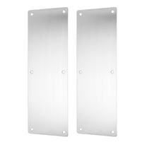 2Pcs Stainless Steel Door Kick Plates For Interior Exterior Front Back Doors Deterring Forced Entry Attempts Home Improvement