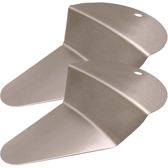 2Pcs Stainless Steel Fan Shaped Pie Spatula First Slice Non-Stick Easy Clean Cake Server, Neat Slice Cutting Tool for Desserts/Pizza/Pies, Kitchen Baking & Serving Accessorie Z