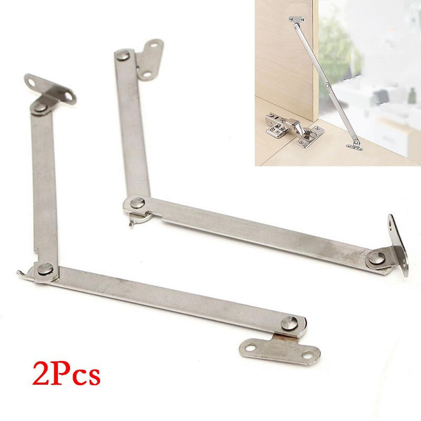 2Pcs Stainless Steel Folding Pull Rod Cabinet Door Movable Lift Up ...