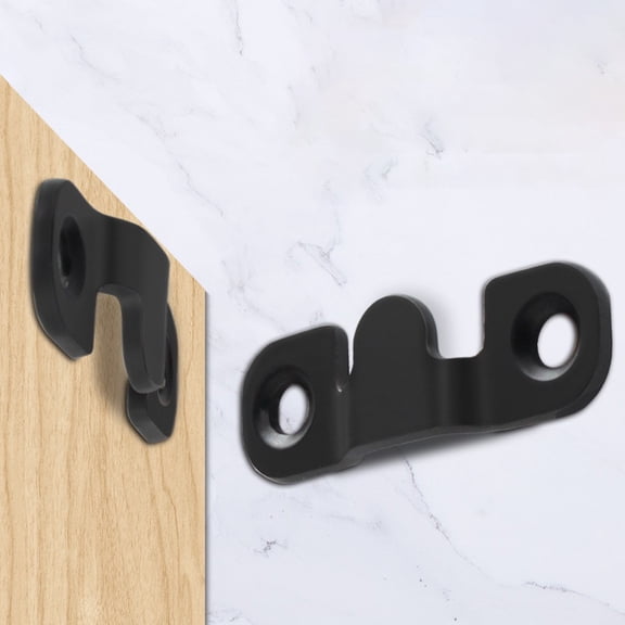 2Pcs Stainless Steel Heavy Duty Picture Frame Hanger Display Hooks Bed Connector