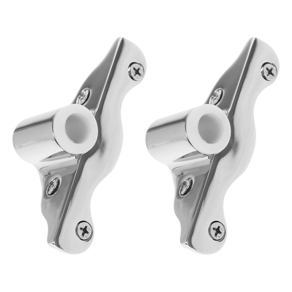 2Pcs Stainless Steel Mounting Oar Lock Socket Base Paddle Holder for Boat and Kayak