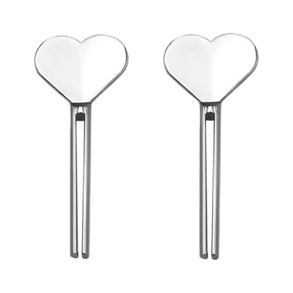 2Pcs Stainless Steel Toothpaste Squeezer Key Cream Tube Squeezing Cosmetic Oil Paint Squeezer