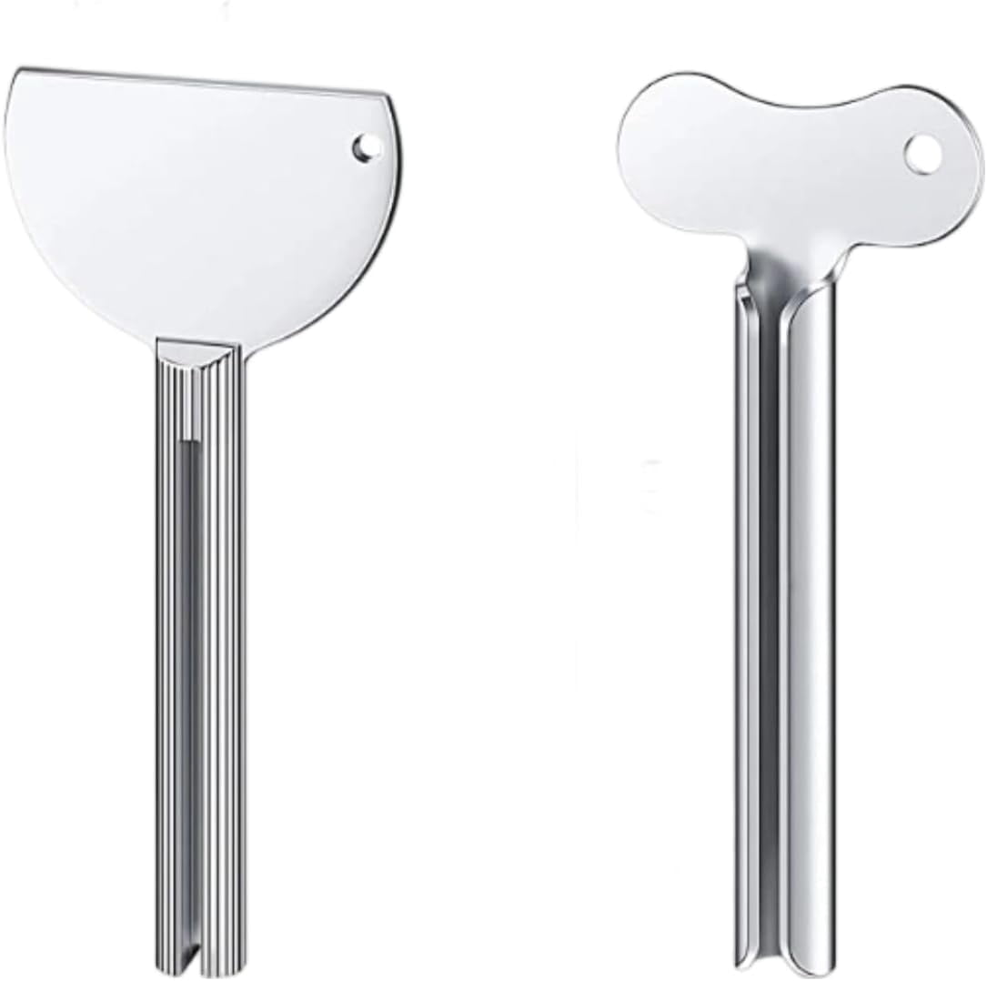 2Pcs Stainless Steel Toothpaste Squeezer, Metal Tube Squeezer Keys ...