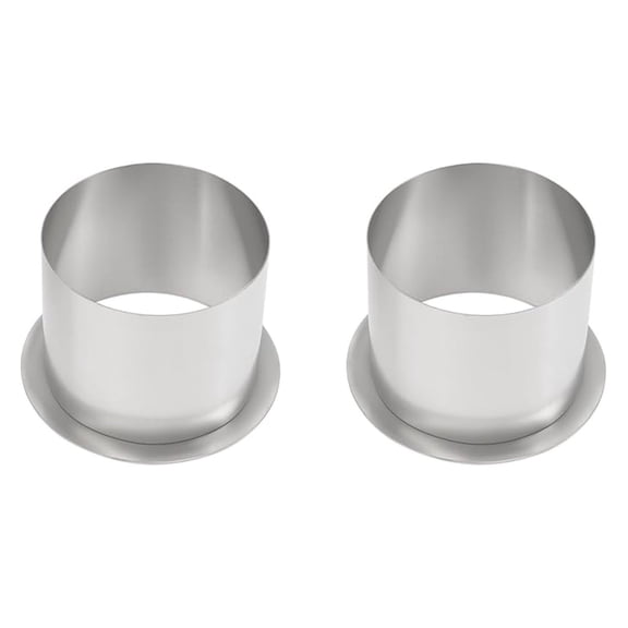 2Pcs Stainless Steel Trash Grommets, Trash Grommets for Countertop, Countertop Trash Grommet for Countertop Inserted Trash Chutes