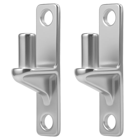 2Pcs Stainless Steel Wall Mount Gate Hinge High Load Bearing Capacity Wall Plate Hinge with 5/8 inch Pin Space Saving for Fram Door
