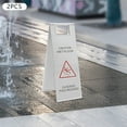 thumbnail image 1 of 2Pcs Stainless Steel Wet Floor Sign, Caution Wet Floor Sign, Safety Warning Sign, 1 of 23