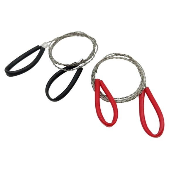 2Pcs Stainless Steel Wire Handsaw Manual Cutting Tool For Wood Plastic Metal Portable Multi Purpose Outdoor Gardening