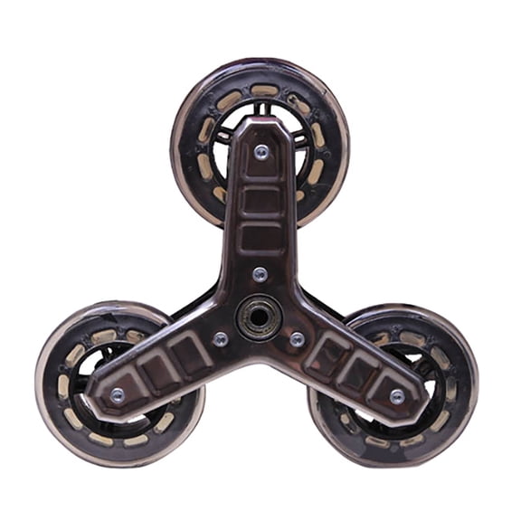 2Pcs Stair Climbing Wheel Triangular Trolley Casters Climbing Shopping Cart Replacement Wheel Shopping Cart Wheel