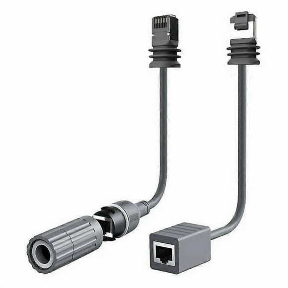 2Pcs Starlink Gen3 V3 Rectangular Satellite Ethernet Cable Adapter 1000Mbps RJ45 Converter