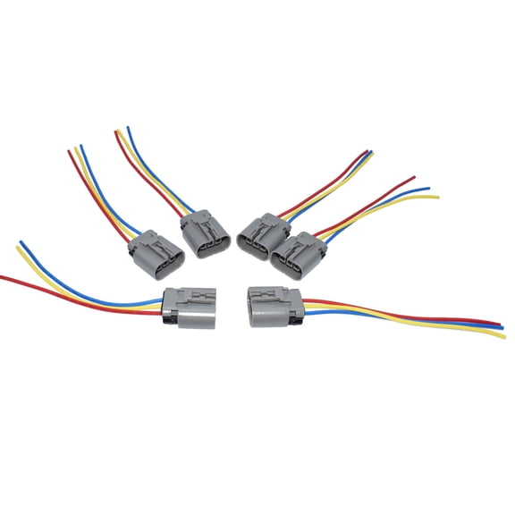 2Pcs Starter Motor Solenoid Wire Plug Connector Pigtail For Toyota Lexus Scion