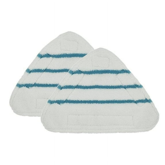 2Pcs Steam Mop Replacement Pads Triangle Washable Cloth Microfiber Pad