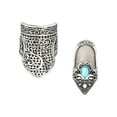thumbnail image 1 of 2Pcs Steel Thimble Finger Guard for Hand Sewing Knitting Dressmaking Embroidery Needlework Projects, 1 of 11