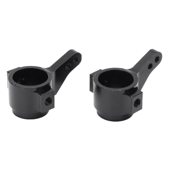 2Pcs Steering Cups Aluminum Alloy Car Replacement Parts Accessories for CC01Black