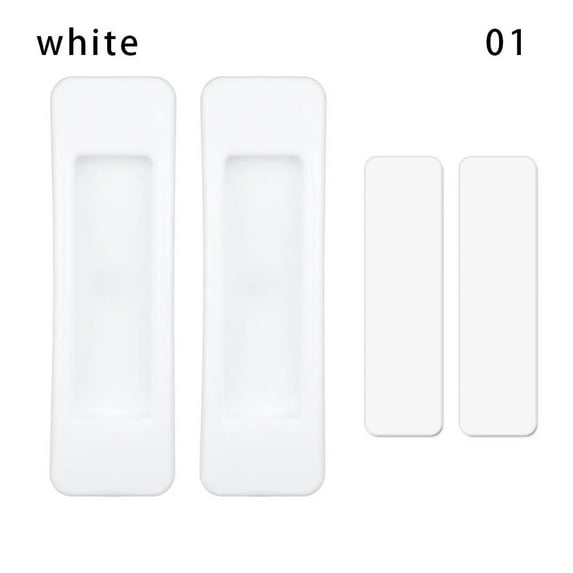 2Pcs Stick Open Sliding Door Knob Self-adhesive Drawer Organizer Door Handle Glass Window Grip Multifunction Labor Saving Auxili