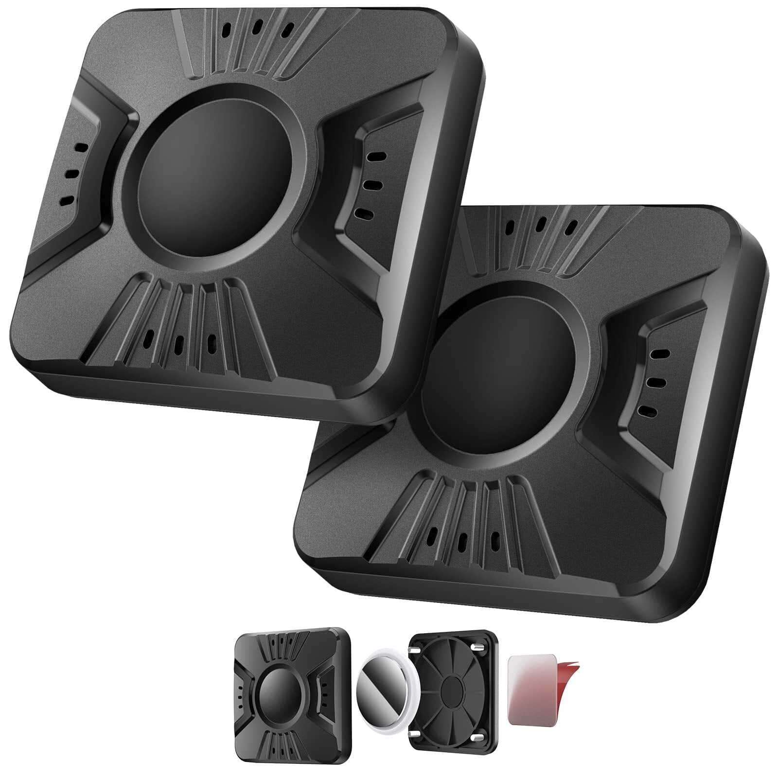 2Pcs Sticker Mount Holder Case Compatible with Apple Airtag Air Tags