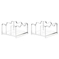 thumbnail image 1 of 2Pcs Sticky Note Holder,Scalloped Acrylic Post It Note Holder 3"x3" Clear Sticky Note Holder Dispenser for Classroom, Desk Organizer Accessories for Dorm Room,Office Supplies, 1 of 5
