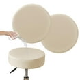 thumbnail image 1 of 2Pcs Stool Covers Round, 12-15 Inch Waterproof PU Bar Stool Seat Covers with Elastic Bands,Bar Stool Chair Covers Washable Stool Cushion Slipcover, 1 of 6