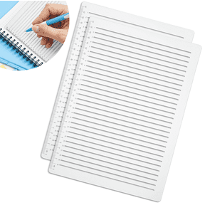 Clear Spacing Line Drawing Stencils,Line Drawing Ruler,Plastic Spacing Line Drawing Stencils,Measuring Ruler Template,Writing Tools for Students Journaling Envelope Card Paper 2Pack