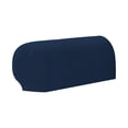 thumbnail image 1 of 2Pcs Stretch Sofa Armrest Covers Non Slip Fleece Arm Chair Protector for Recliner Leather Fabric Couch Furniture, Navy Blue, 1 of 3