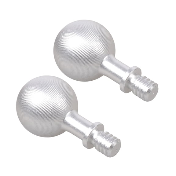 2Pcs Strong Aluminum 17mm Ball Head Adapters 1/4inch Female Screw Thread Suitable for Magnetic Phone Holder Accessories