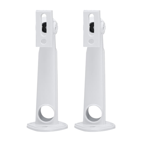 2Pcs Sturdy White Aluminium Alloy Cctv Camera Bracket Wall Mounted for Outdoor Tree Use