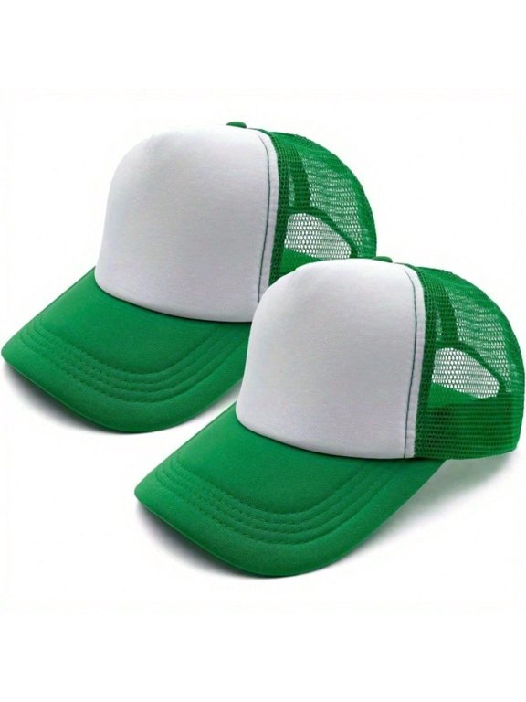 2Pcs Sublimation Blank Baseball Snapback Hats, Adjustable Fashion Sports Caps for Men, Women and Boys, Ideal for Advertising Customization