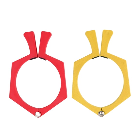 2Pcs Sublimation Cup Clamp, ABS Nonslip Tumbler Wrapping Clamp for 20 Oz Sublimation Paper Tumblers[Orange+Yellow]