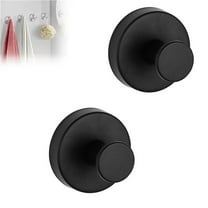 2Pcs Suction Cup Hooks for Shower Wall, Stainless Steel Towel Hooks