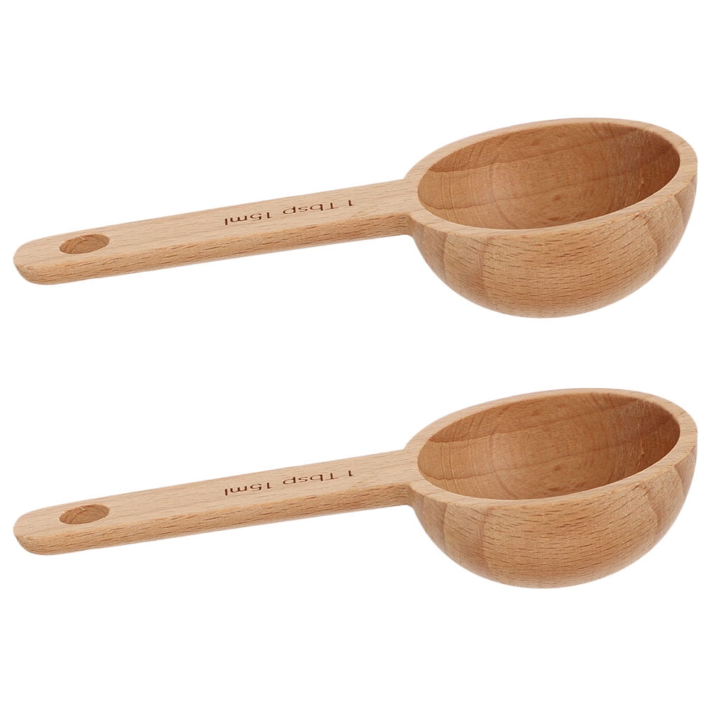 2Pcs Sugar Spoons Coffee Measure Spoons Portable Powder Measuring