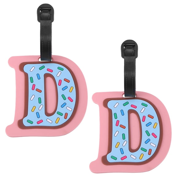2Pcs Suitcase Tags Luggage Tags Letter Suitcase Label Baggage Boarding Tag Handbag Tag