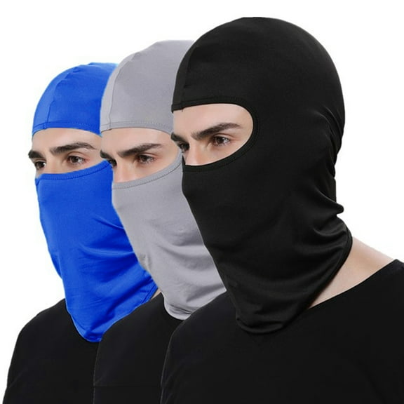 2Pcs Sun Dust Proof Breathable Balaclava Full Coverage Face Mask