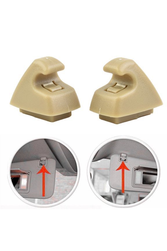 2Pcs Sun Visor Support Clip For GMC 95994975 For Sonic Verano For Cruze Limited