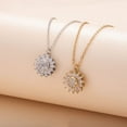 thumbnail image 1 of 2Pcs Sunflower Necklace under $5! Kadlawus Sunflower Fidget Necklace, Rotating Spinner Pendant Necklace, Gift for Granddaughter Daughter Sister, Stainless Steel Anxiety Relief Jewelry, 1 of 9