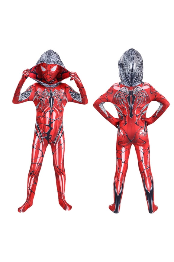 2Pcs Superhero Zentai Suit, Superhero Full Body Costume, Superhero Halloween Cosplay, Superhero Zentai Jumpsuit Full Body Cosplay Costume Halloween Party Outfit-Jumpsuit+Mask, 150