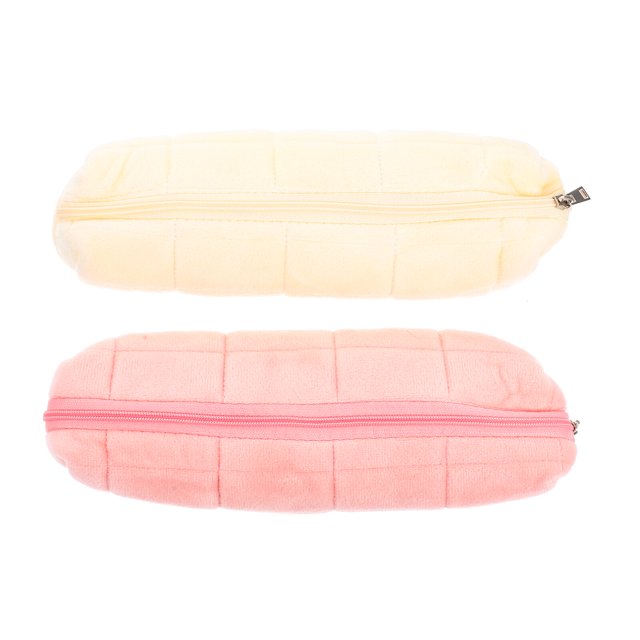 2Pcs Supple Pen Case Decorative Pen Pouch with Zipper Practical Pen
